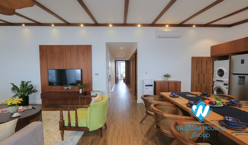 A beautiful 3 bedroom apartment for rent in Dao tan, Ba dinh